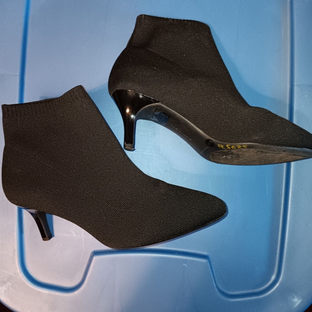 Alex Marie Black fabric boots